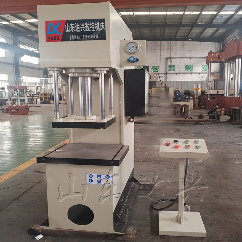 金屬工藝制品壓花單臂液壓機
