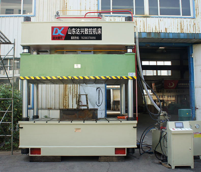 雙缸800噸拉伸成型四柱三粱液壓機